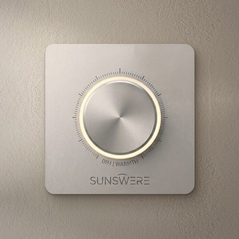 SUNSWERE D1 rotary dimmer, front view